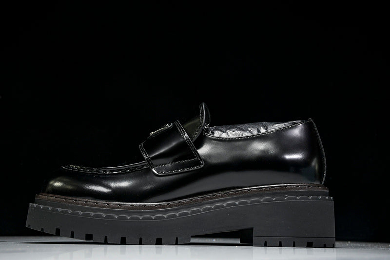 Black Leather Loafers