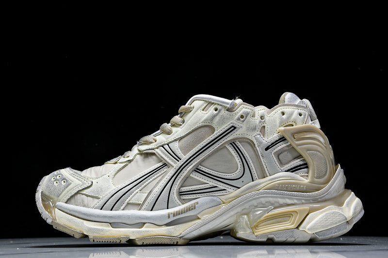 Beige Runner Sneakers