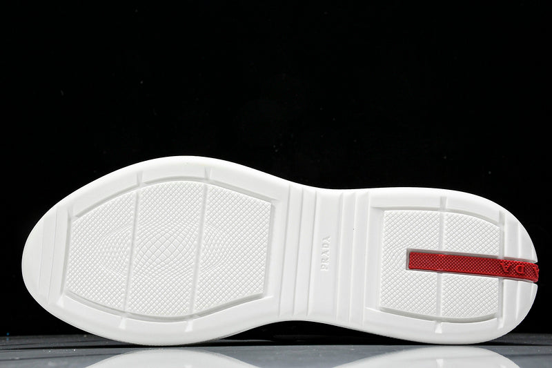 White & Black Cup Sneakers
