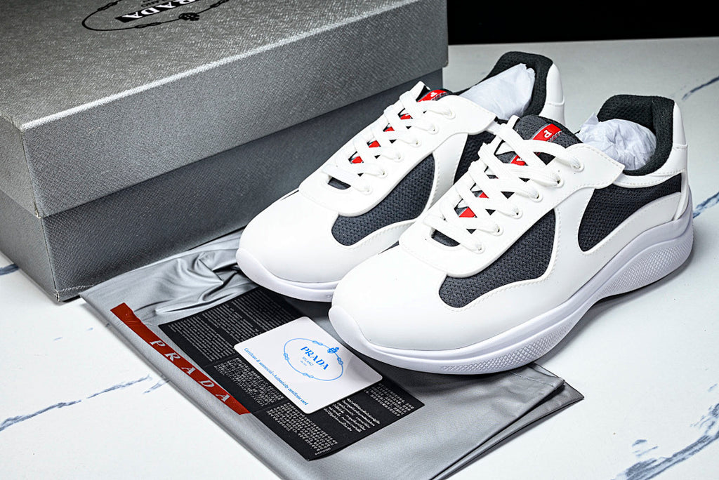 White Soft Rubber Cup Sneakers
