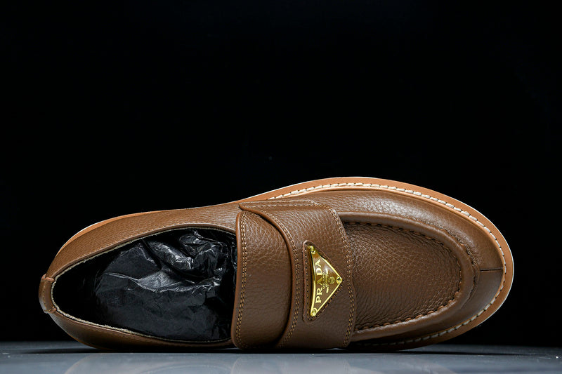 Brown Leather Loafers