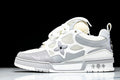 Grey & White Skate Sneakers