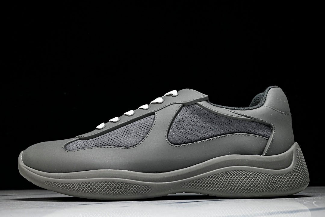 Steel Grey Soft Rubber Cup Sneakers