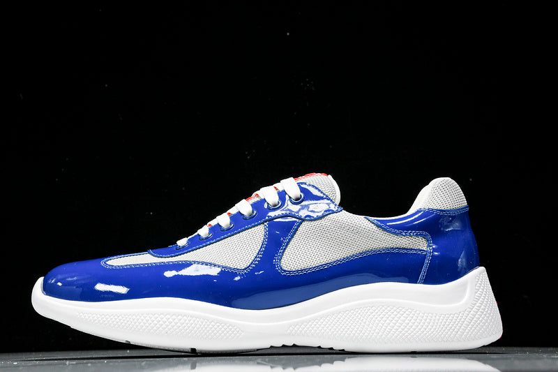 Royal Blue & White Cup Sneakers