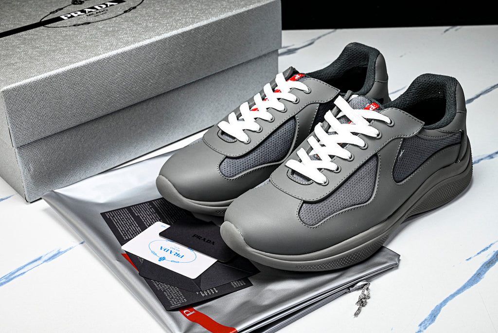 Steel Grey Soft Rubber Cup Sneakers