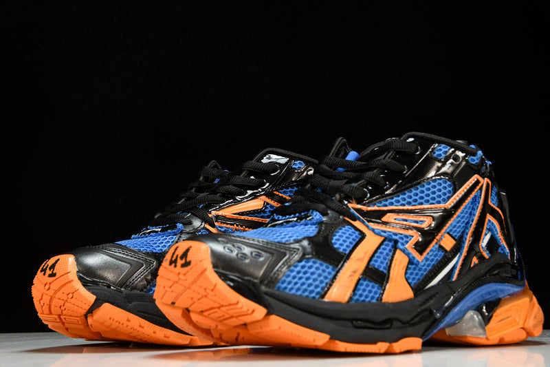 Blue Orange Black Runner Sneakers