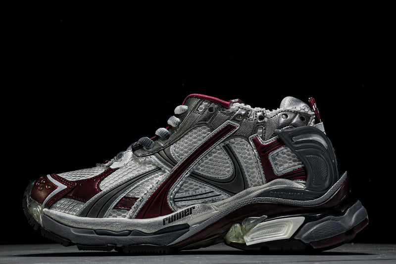 Burgundy Runner Sneakers