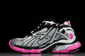 Silver Pink Black Runner Sneakers