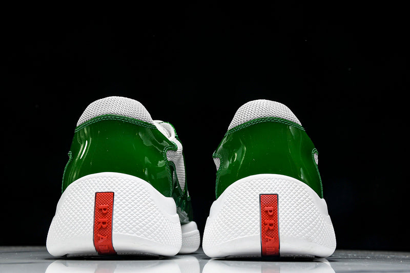 Green & White Cup Sneakers