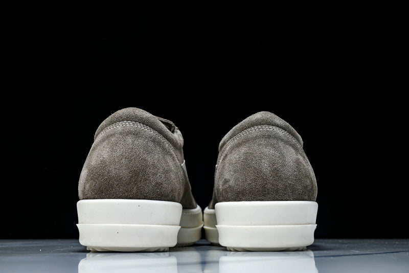 Vintage Low "Grey Dust Milk" Suede Sneakers