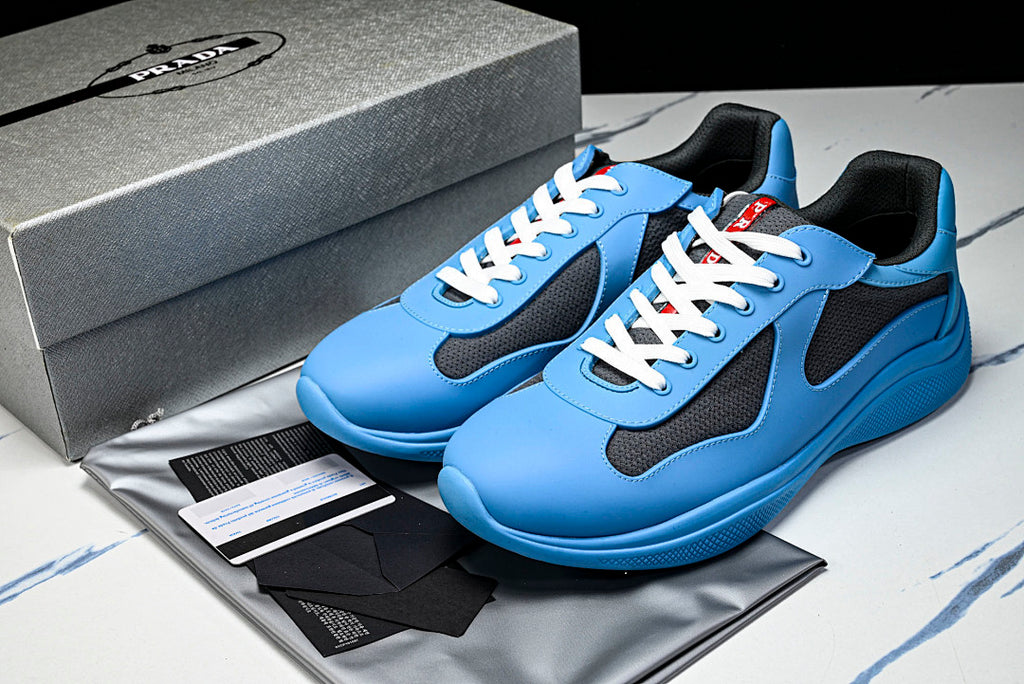 Light Blue Soft Rubber Cup Sneakers