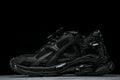Matte Black Runner Sneakers