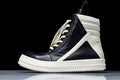 High Top Strobe Geobasket High Black Milk Shoes