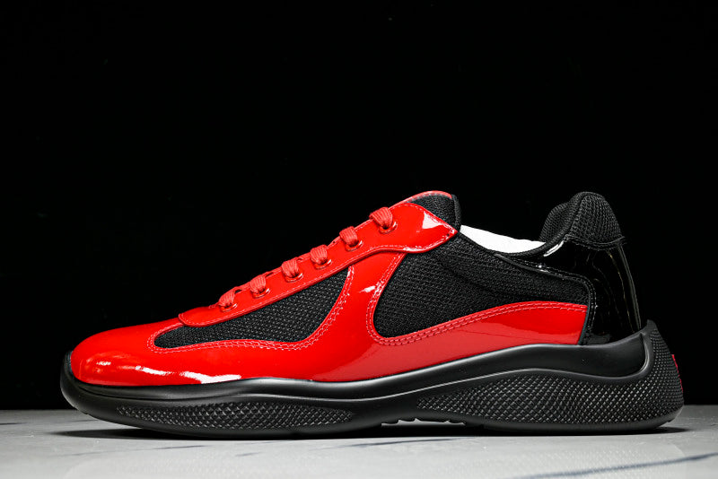 Red & Black Cup Sneakers